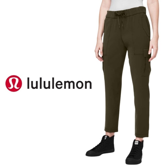 lululemon athletica Pants - Lululemon Ready Set Cargo Pant Dark Olive - Size 4
